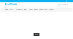Desktop Screenshot of econalliance.org